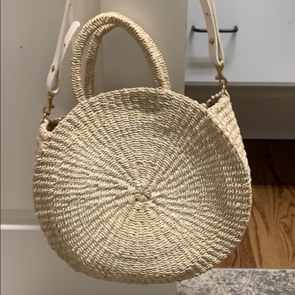 Clare V straw bag